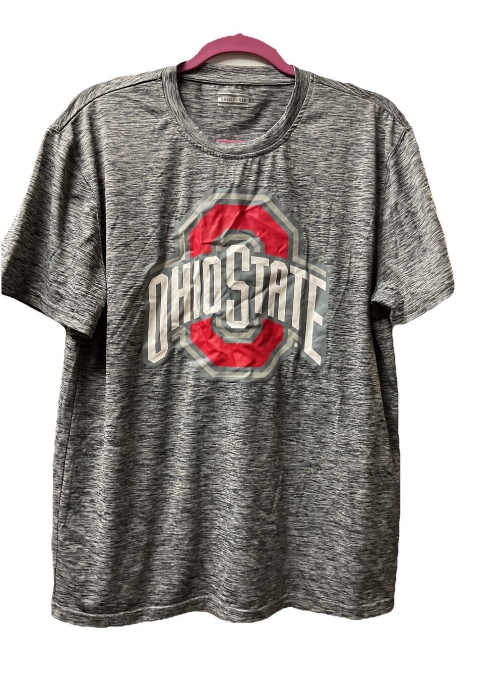 Nike Dri-Fit Large Heather Gray Ohio State Buckeyes G73